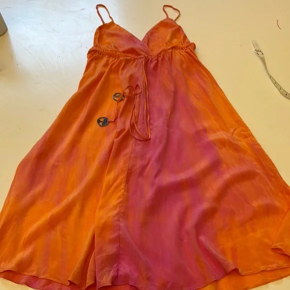 Gypsy 05 Orange and Pink Mini Dress - Picture 1 of 8
